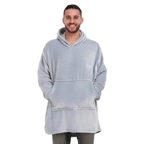 Snuggs Blanket Hoodie Light Grey